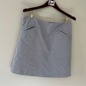 GRACE lined skirt SEE VIDEO clear view of VERTICAL stripe pattern women sz 12